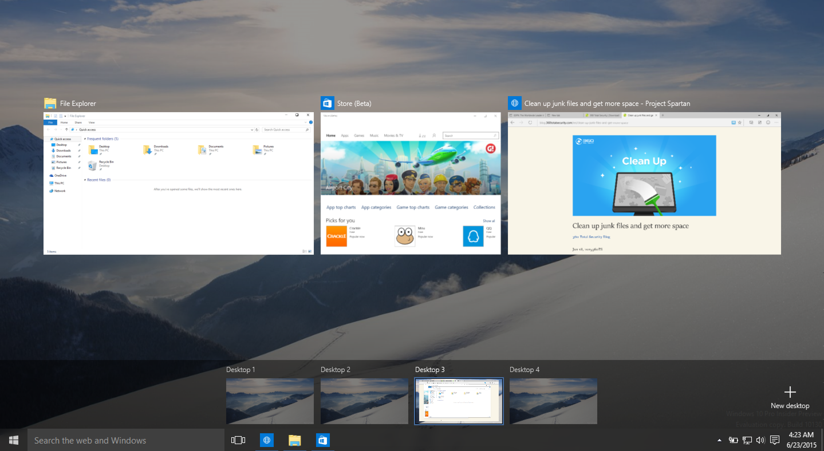 use task view windows 10