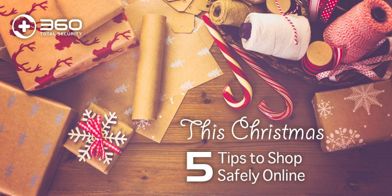 Christmas shop safely online