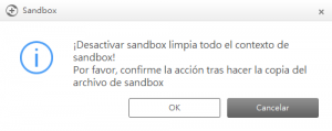Notificación del Sandbox de 360 Total Security