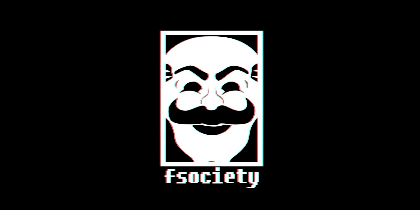 El logo del grupo hacker fsociety