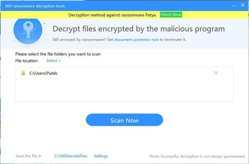 360 ransomware decryption tool