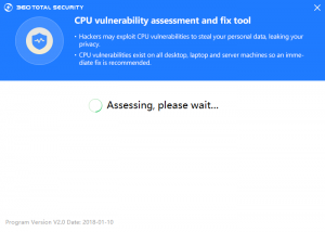 CPU vulnerability assessment and fix tool - Checking
