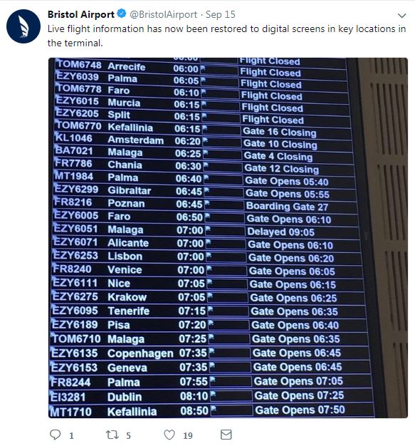 The ransomware attack disrupted Bristol Airport for 2 days