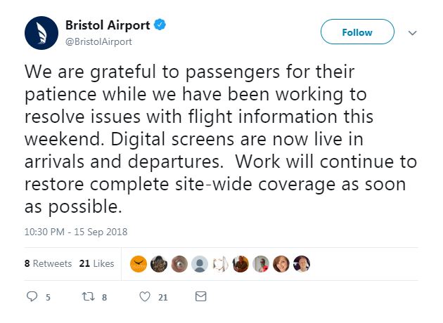 The ransomware attack disrupted Bristol Airport for 2 days